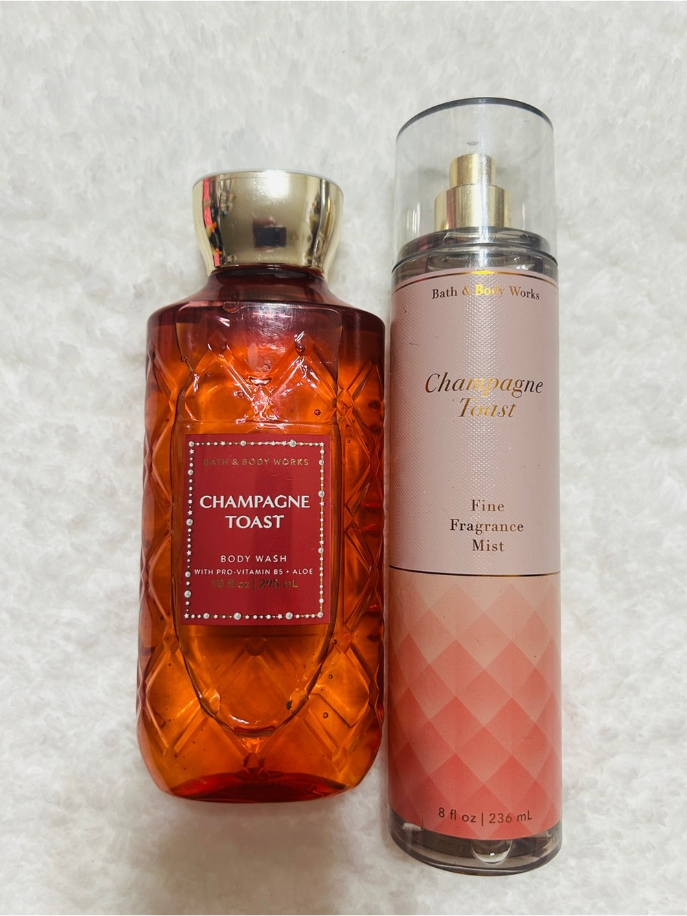 Bath & Body Works Champagne Toast Body Wash & Fine Fragrance Mist -